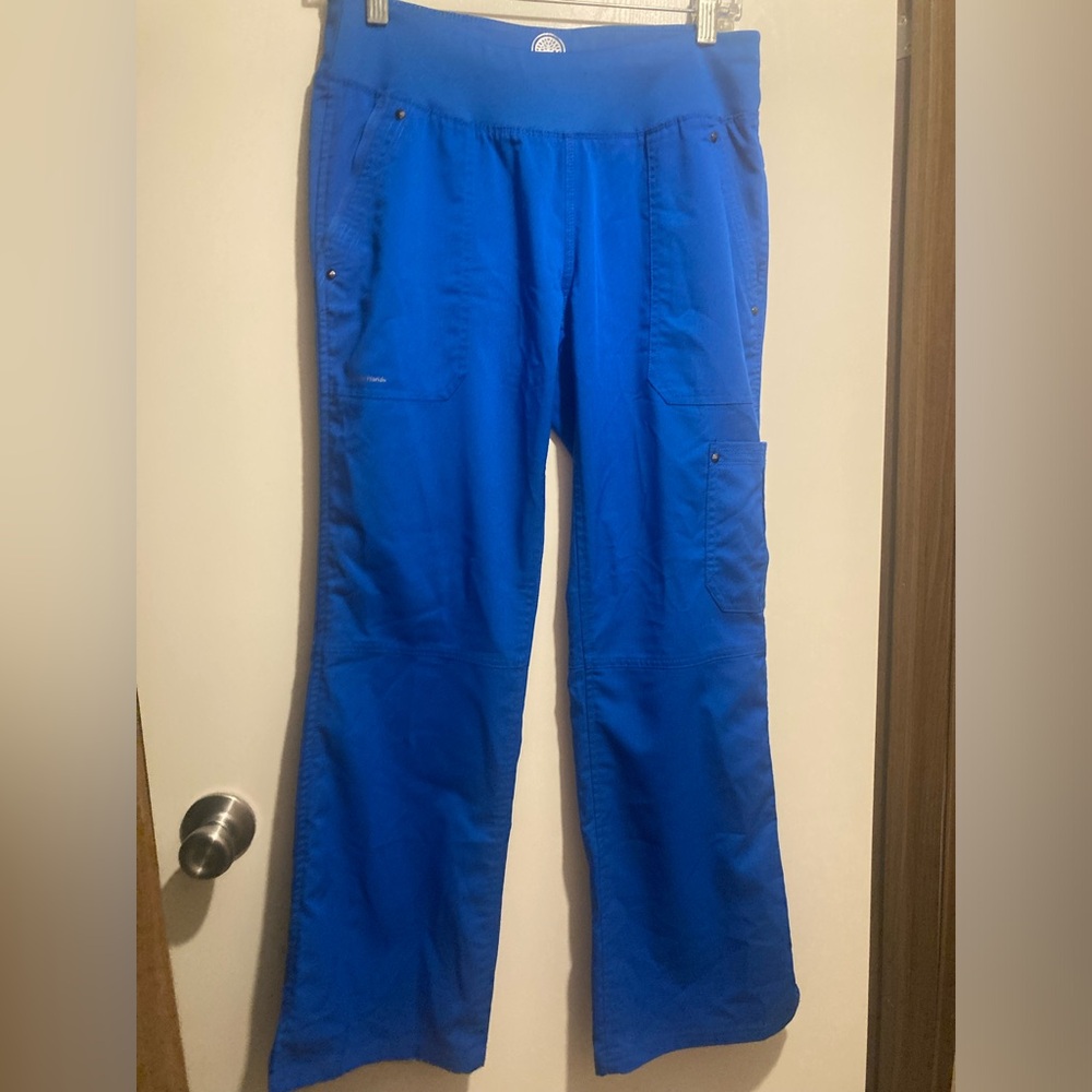 Healing Hands Blue Scrub Pants